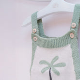 Romper Coqueiro Verde & Bege ( P )